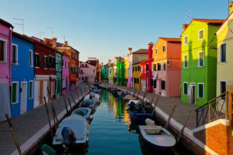 Бурано - самый красочный квартал Венеции