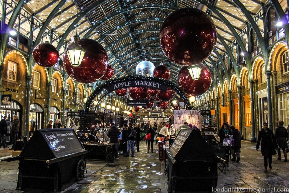 Christmas on Covent Garden, Лондон, Велика Британія